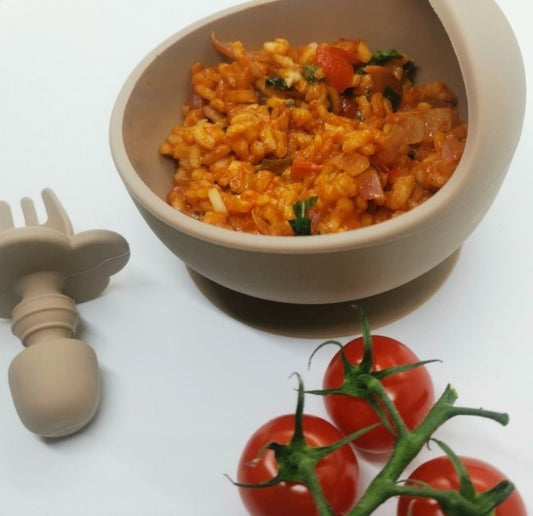 Piccolo Tomato & Basil Risotto ~ Recipes for Little Ones