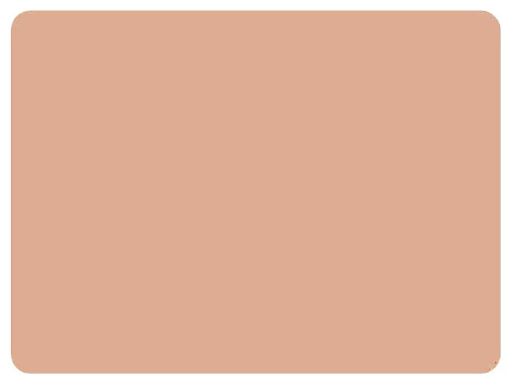 Peach silicon placemat