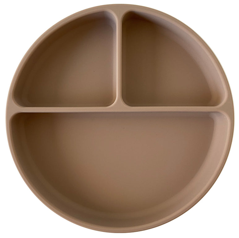 Brown silicon suction plate